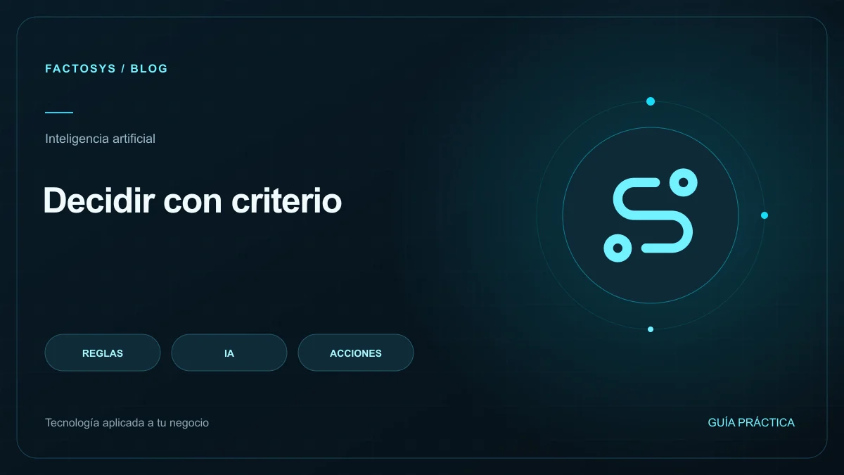 Chatbot, automatización o agente de IA: ¿qué necesita tu negocio?