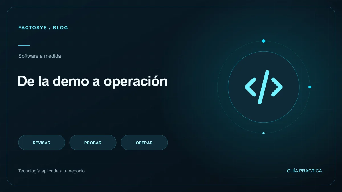 Software creado con IA: qué revisar antes de usarlo en tu empresa