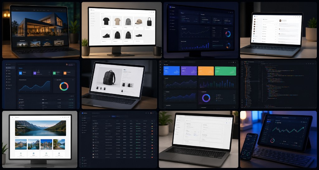 Factosys Peru — portafolio de interfaces, paneles y apps en dispositivos